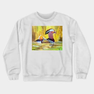 Mandarin Duck Crewneck Sweatshirt